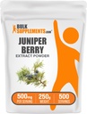 BulkSupplements.com Juniper Berry Extract Powder - from Juniper Berries, Juniper Berry Powder - Gluten Free, 500mg per Serving, 250g (8,8 oz) (Pack of 1)