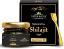 Pure Himalayan Shilajit Resin - Gold Grade 800mg • 124; 85 + Trace Minerals & 75% Fulvic Acid • 124; Understøtter energi, Stamina & immunforsvar • 124; Third- Party Lab Testet • 124; 30g, 75 Servere