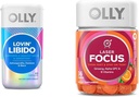 OLLY Loving Libido kapsler til kvinder, Laser Focus gummier med Ginseng, 36 Greve