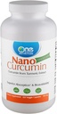 En Planet Nano Curcumin 500 mg Veggie Kapsler (120 Servere), Nano for høj Absorption, Understøtter immunforsvar, non-GMO, Vegan, Gluten- Free