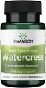 Swanson Full Spectrum Watercress 400 Milligrams 60 Capsules