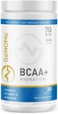 BCAA Powder + HYDRATION Electrolyte Formellen 124; 7G BCAA, 2.5G Elektrolyte per Serving Budd124; Muscle Recovery & Support Budding124; Non- GMO, Gluten Free, Keto Friendly, Zero Sugar Budding124; Natural Flavor Budding124; 30 Servering