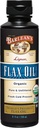 Barlean 's Organic Lignan Flaxseed Oil Liquid Supplement fra kold presset hør frø, 7,230 mg ALA Omega-3 fedtsyrer til hud og hår pleje, Vegan & Gluten Free, 8 oz