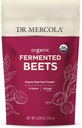 Dr. Mercola Organic Fermented Beet Powder - Beet Root Powder til støtte cirkulation, Focus & Energy - Non-GMO, Soy- Free & Gluten- Free - 30 Serveringer