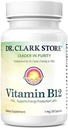 Dr. Clark Vitamin B12 Supplement, 1 mg, 50 Gelatine kapsler