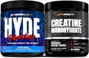PROSUPPS Hyde Signature Vedvarende Pre-workout, Blå razz, 30-Servering og Creatin 300 Bundle