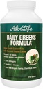 Aloe Life - Daily Green Tablets, Certified Organic Health Supplement, Antioxidants, 21 Frugter, Veggies, & Urter herunder Aloe & Nopal Cactus, Low- Calorie, Keto- Friendly, Gluten- Free (210 tabletter)