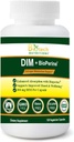 DIM supplement 300 mg DIM Diindolylmethan Plus BioPerine 120 dages forsyning fremstillet i USA 120 grøntsagskapsler (120)