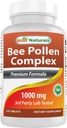 Best Naturals Bee Pollen Complex 1000 mg 120 Tablets