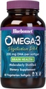 BlueBonnet Natural Omega-3 Vegetarisk DHA Vegetarisk Softgel, 200 mg, 60 Greve ('743715009097)