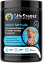 Stage 3: Senior Dog Formula for Hip & Joint Support, Cognitive Health, & Healthy Skin & Coat - Natural Ingredients - Fish Oil, Flax Seed, Turmeric & Probiotics, Vet Approved