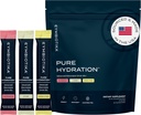 CYMBIOTIKA Pure Hydration Electrolytes Powder Drink Mix med C-vitamin & Magnesium, Keto Friendly Electrolyte Hydration Pakker, Variety Pack, Lemon, Lychee & Watermelon, 7 Hver, 21 Stick Pakker