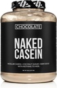 Naked Chocolate Casein - Chocolate Micellar Casein Protein - 5 Pound Bulk, GMO-Free, Gluten-Free, Soy-Free, Preservative-Free - Stimulate Muscle Growth - Enhance Recovery - 60 Servings