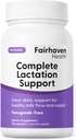 Fairhaven Health Complete Lactation Support | Lactation Supplement to Increase Breastmilk Production | Improve Breastfeeding Comfort* | Vegan Breastfeeding Supplements | Gluten Free | 30 Capsules