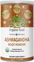 Organic Veda Ashwagandha Root Powder, 16oz - 100% Pure & Natural Ashwagandha Powder Supplement, Phelania Somnifera - Forbedrer Mood, Stamina, Support Immunity, Energy - Vegan, Non- GMO
