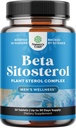 Plant steroler Kompleks med Beta sitosterol - 500mg Beta- sitosterol Steroler og Stanoler supplement til hjertesundhed og prostata support - hjerte og prostata sundhed supplement til mænd - 30 tabletter