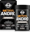 PMD Methyl Andro Hardcore - Support Testosteron til Lean Muscle & Strength Gains- Vægtløftning og workout Performance - Kosttilskud (90 kapsler)
