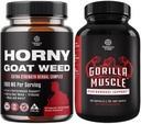 Bundle of Horny Geat Weed Extract Complex for mænd og kvinder Forbedret energi og Stamina og ekstra styrke Testosteron Booster for mænd til muskel udvidelsen Stamina og styrke