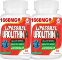 1660MG Urolithin A Supplement - Liposomal Urolithin 120 Kapsler