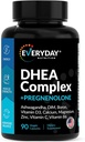 DHEA Mikroniseret 200mg Kompleks med Gravienolone 100mg tillæg til mænd og kvinder med Ashwagandha, DIM, Magnesium, bor, calcium, zink, vitamin D3, C og B6 Hormone Support - Made in USA 90 Kapsler