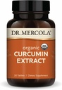Dr. Mercola Organic Curcumin Extract, 30 Servere (30 tabletter), Kosttilskud, non-GMO, Certified USDA Organic