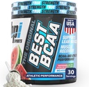 BPI Sports Bedste BCAA pulver - Muscle Recovery Support - Forgrenet Chain Amino Acids - 124; Building Blocks of Protein and Muscle - Post Workout Inddrivelse - Hydration - Watermelon Ice, 30 Servering