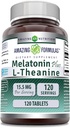 Amazing Formulas Melatonin Plus L- Theanine 15, 5 Mg