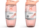 Promix PURSUIT Protein Shaker Flaske - Premium Sports Blender Flasker til Protein Mixes og Supplement Shakes - Nem ren, holdbar Protein Shaker Cup (pakke med 2)