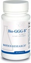Biotics Research Bio GGG B, B Complex, Biokemisk aktiverede former af B vitaminer, Thiamin, Riboflavin, Niacin, B6, B12, Folate Produce Energy, Optimere positiv mood, Kardiovaskulær sundhed 60 Capsule