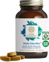 PURE SYNERGY Multi · Vita · Min • 124; Vegansk Multivitamin Made with Organic Whole Foods • 124; To gange dagligt supplement til mænd og kvinder • 124; Kernenæringsstoffer til energi, mad, immunforsvar og ben sundhed (60 tabletter)