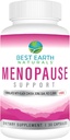 Bedste Earth Naturals Menopause støtte til Hot Flashs, Mood Swings, Night Sweats, Sund Hormone Niveauer og mere. Lavet med Black Cohosh, Chasteberry & Mere