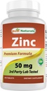 Bedste Naturals Zink supplement som Zink Gluconat 50mg 240 tabletter - immunforsvar