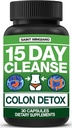 15 Day Cleanse Detox 124; Colon Detox med Natural Laxative for Forstoppelse & Bloating. 30 Piller til afgiftning & Boost Energy against 124; Ekstra styrke Senna Leaf Kosttilskud against 124; Stærk for nogle mennesker.