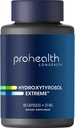 ProHealth Hydroxytyrosol Extreme - Hydroxytyrosol supplement, Olive Leaf Extract (Olive Leaf Extract Organic) (90 Vegetariske Kapsler) Gluten Free, Soy Free.