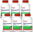 Schiff Glucosamine 1500mg Plus MSM and Hyaluronic Acid, 150 tablets - Joint Supplement (Pack of 6)