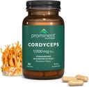 Fremtrædende Nutrition Cordyceps Supplement - fremmer Vitality - 1000 mg, 60 Greve