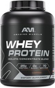 Amazing Muscle Whey Protein Isolate & Concentrate Blend Medical 124; Coffee Flavor Medical 124; 25 G Protein Medical 124; 5 LB (2,26 Kg) Medical 124; Non- GMO Medical 124; Gluten- Free Medical 124; Made in USA