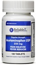 Reliable 1 Regular Strength Acetaminophen USP Tablets 325 mg, 100 Count