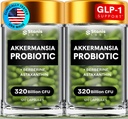 Akkermansia Muciniphila Probiotika 320 Millioner CFU = 124; GLP-1 Probiotisk og Prebiotisk