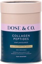 DOSE & CO. Pure collagen peptider til hår, hud & negle, unflavored - 10oz pulver supplement