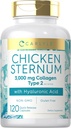 Carlyle Chicken Sternum Cartiage Collagen Kapslerne er 124; Type II 3000mg