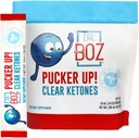 Dr. Boz - Pucker UP! Klare Ketoner, 20 Pakker - Pure Liquid BHB - Hurtig fungerende eksogene Ketoner - Øge energi & Klarhed - Max Styrke - Kvalitet Testet - Lavet i USA - Keto Diet - 0.34oz (10ml)