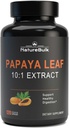 Papaya Leaf Extract Capsules - 10X Strength, 120 Veg Capsules, Immune Gut & Super Digestive Health