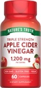 Nature's Truth Apple Cider Vinegar Vegan Capsules | 1200mg | 60 Veggie Pills | Extra Strength | Vegan, Non-GMO and Gluten Free Supplement