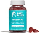 Baby Blues Probiotiske Gummies for Kvinder - Økologisk Jordbærsmag - Gut, Immun, Hud & Vaginal Sundhed - 5 Millioner CFU DE111 ® - Vegan Dagligt tillæg for mødre - Pre / Postnatal Support