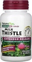 Natures Plus Herbal Actives Milk Thistle, Extended Release - 500mg, 80% Silymarin, 30 Vegetarian Tablets - Gluten-Free - 30 Servings