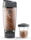 Promixx Pro Shaker Bottle er 124; Genopladelig, kraftfuld for Glat Protein Shakes er 124; omfatter Supplement Opbevaring - BPA Gratis Buddy 124; 20oz Cup (Graphite Gray)