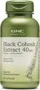 GNC Herbal Plus Black Cohosh Extract 40mg Supplement, Vegetarian, Support for Menopause, 100 Servings