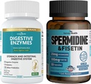 800 mg fordøjelsesenzymer til mænd og kvinder + Spermidin & fistiine supplement - 20 mg af 98% Spermidin 3HCL