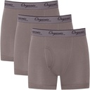 Organic Signature 3-pack Soft Komfortable Herre 100% Organic Cotton Boxer Briefs